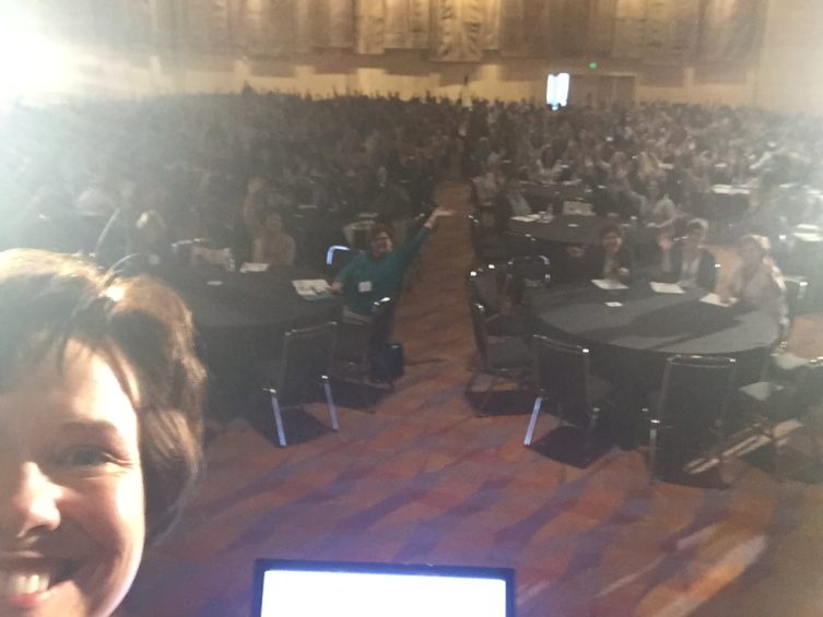 Sarah Gibson speaking