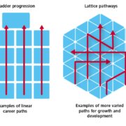 Sarah Gibson discusses the career ladder vs. the career lattice.